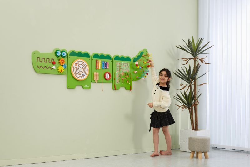 Układanka duży panel ścienny krokodyl