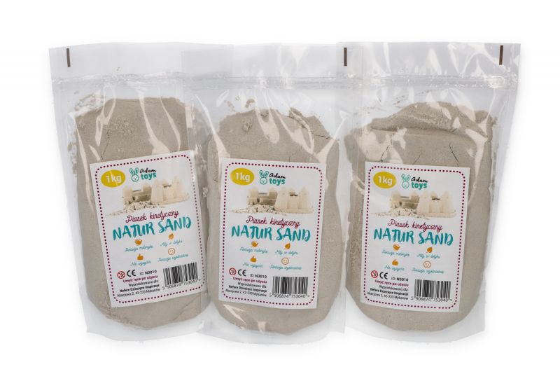 Zestaw 3 kg Piasek kinetyczny w woreczkach