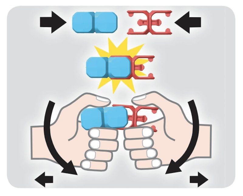 Klocki konstrukcyjne Klix - 150 elementów