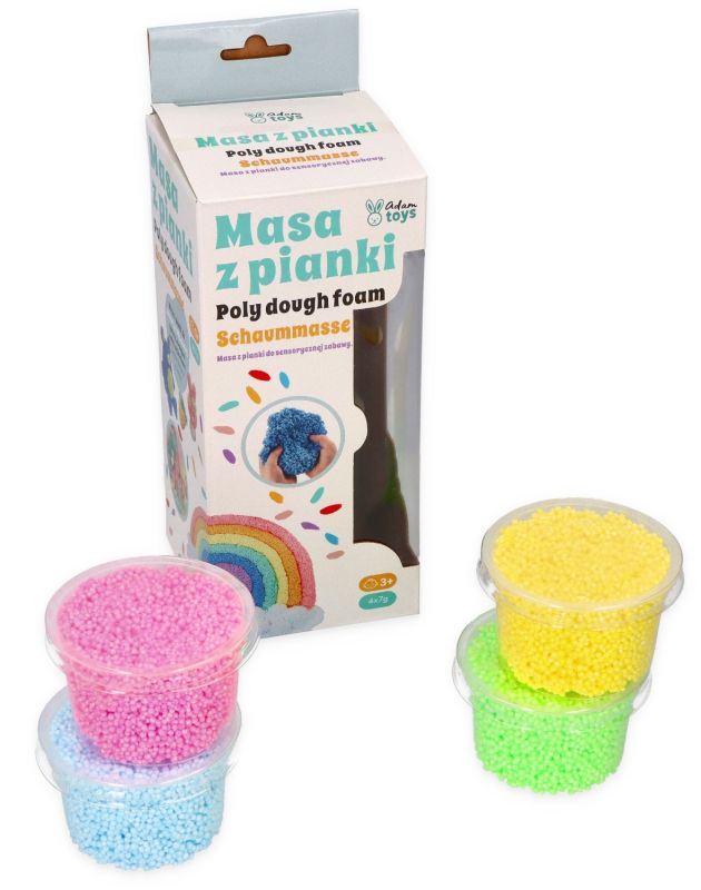 Masa piankowa kuleczkowa Adam Toys Neonowe