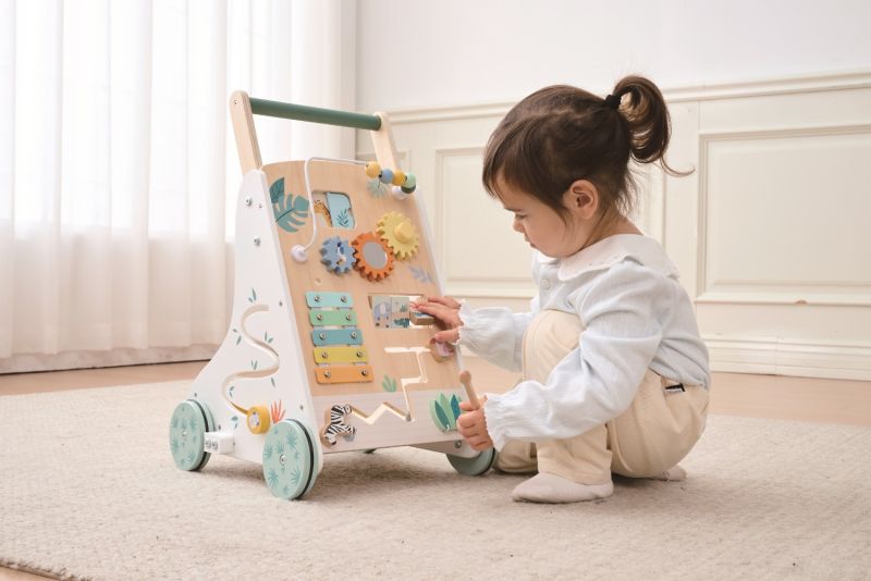 Drewniany Pchacz Montessori, Motyw Dżungli