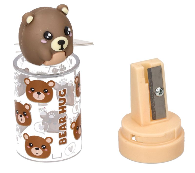 Temperówka z pojemnikiem 1szt, różne wzory