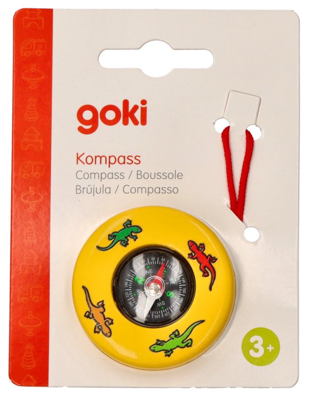 Goki kompas drewniany 