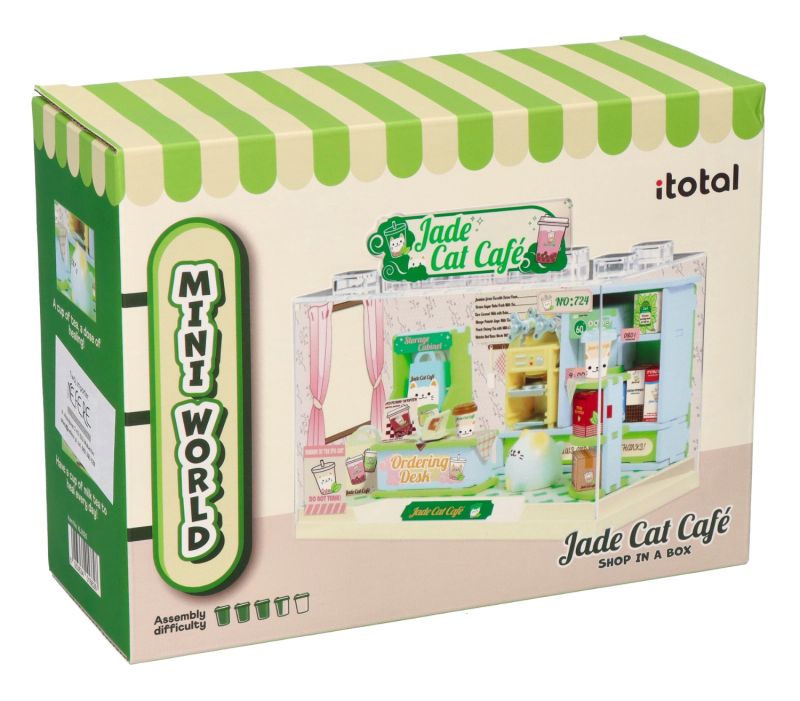 Kocia kawiarnia miniatura sklepu DIY Mini World