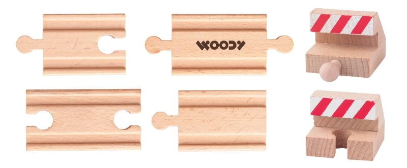 Tory i blokady kolejowe - 6 szt. 