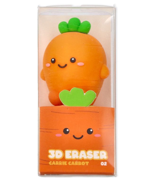 Gumka do ścierana 3D Marchewka Karolinka