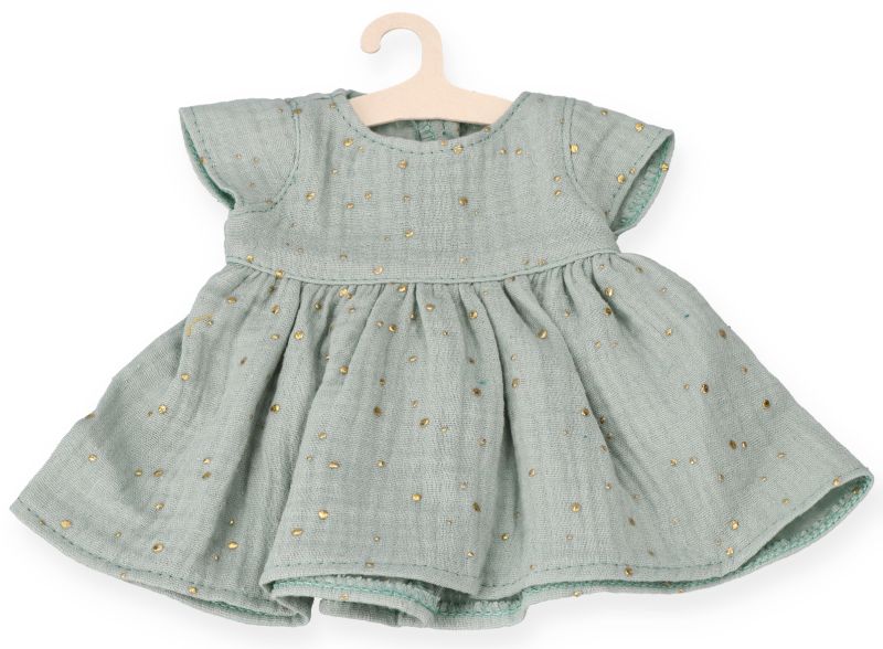 Sukienka dla lalki 32 cm miętowa