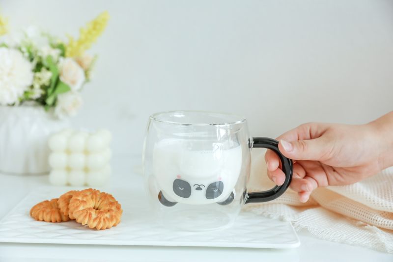 Kubek z podwójnego szkła Pandastic