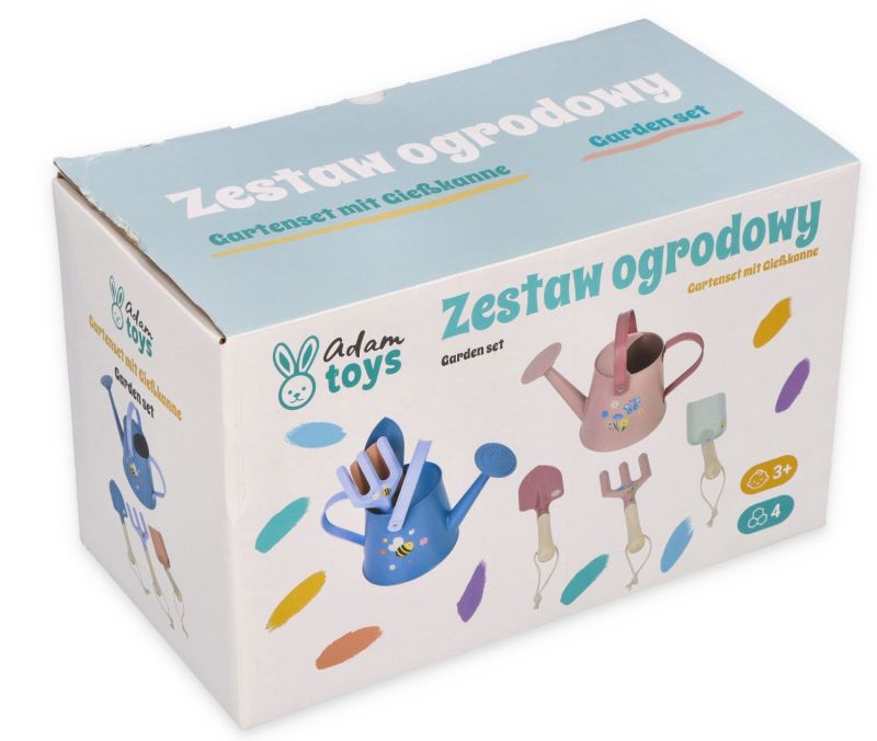 Zestaw narzędzi ogrodowych niebieski