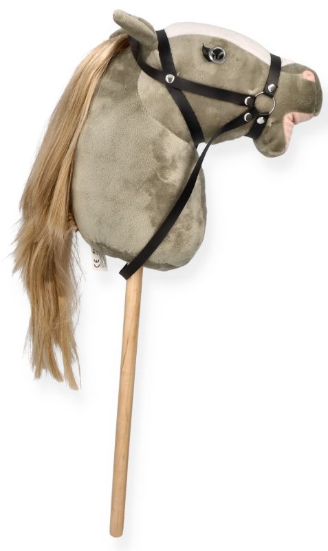 Konik na patyku Hobby Horse Siwek Premium