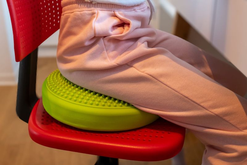 Sensoryczna poduszka rehabilitacyjna zielona