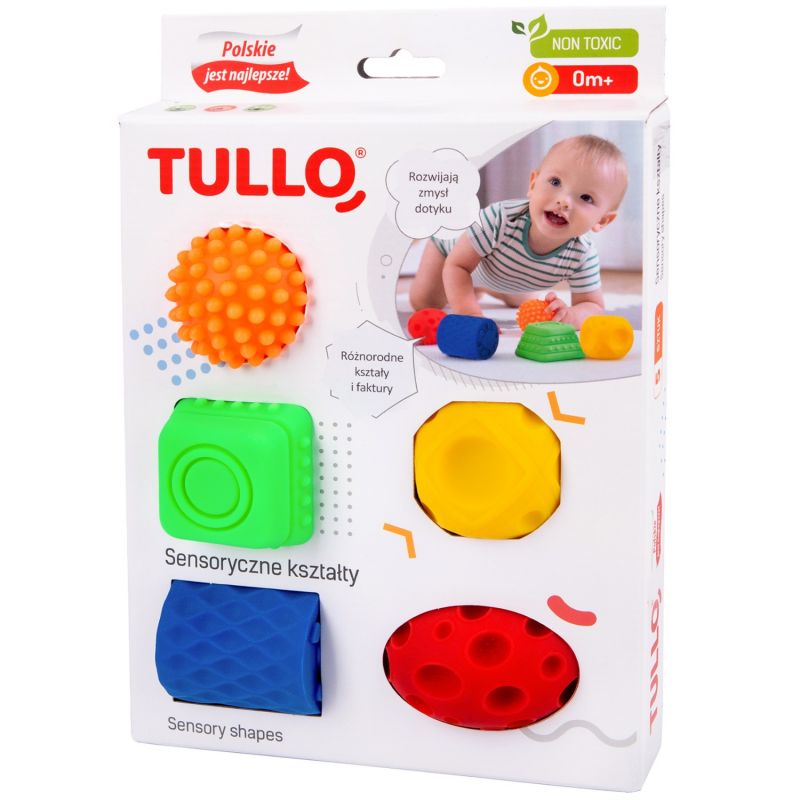 Kształty sensoryczne 5 sztuk - Tullo