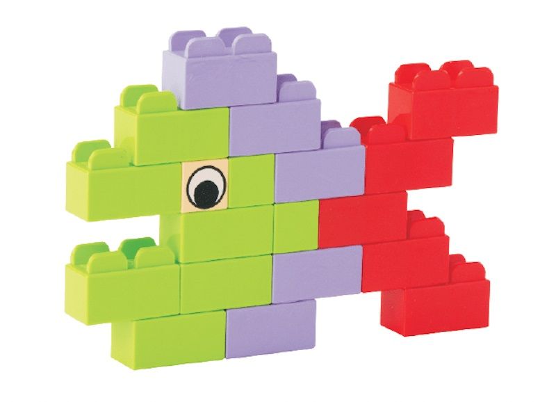 Mały Architekt - zestaw 350 klocków edukacyjnych