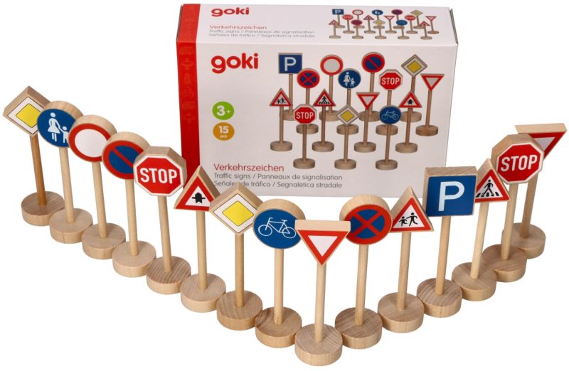 GOKI - drewniane znaki edukacyjne
