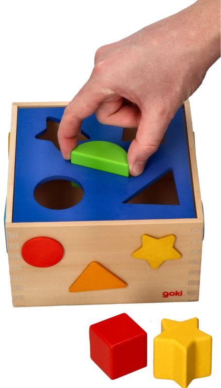 Sorter z klockami drewnianymi