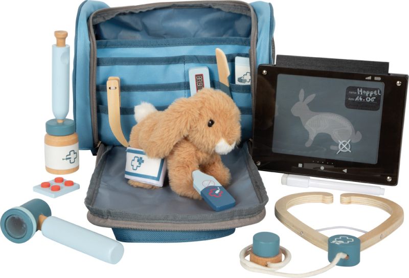 Króliczek Tuptuś z zestawem weterynaryjnym