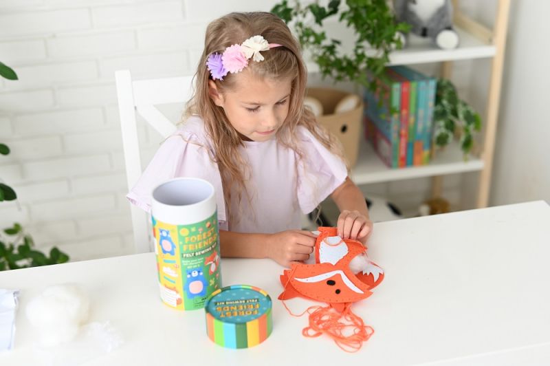 Zestaw kreatywny do szycia leśne zwierzątka