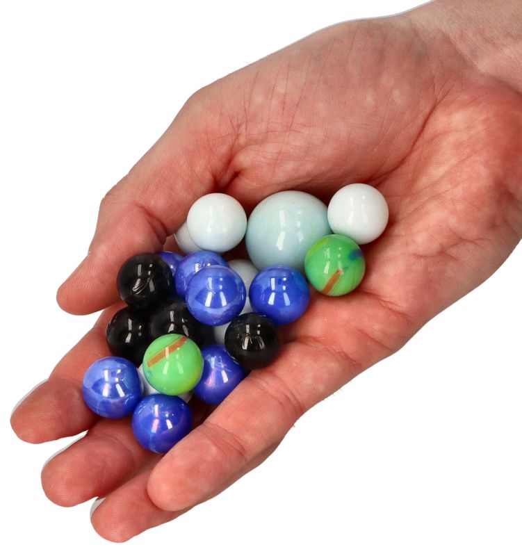 Szklaki Szklane kulki 21 szt. - Marbles