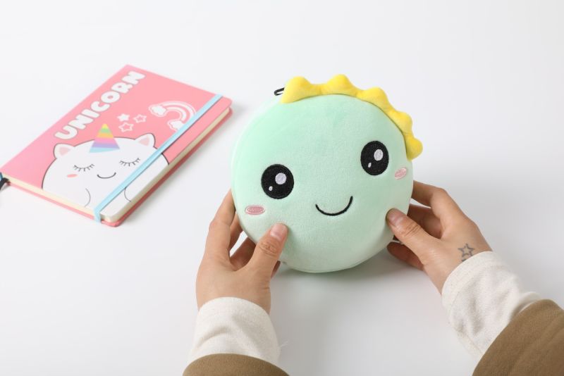 Poduszka podróżna z maską Dino