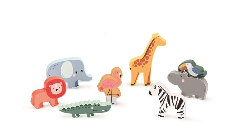 Układanka 3D Safari z figurkami