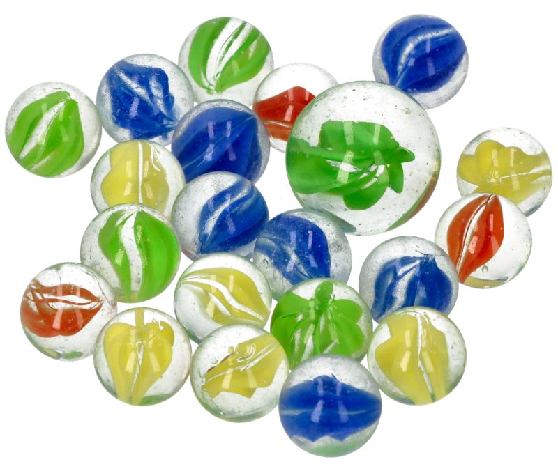 Szklaki Szklane kulki 21 szt. - Marbles