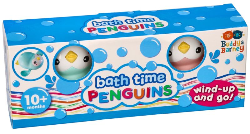 Nakręcane Pingwinki do kąpieli
