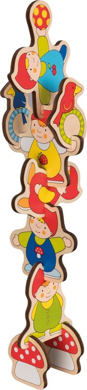 Puzzle przestrzenne krasnale