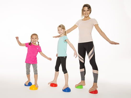 Półkula sensoryczna niebieska do masażu - diament