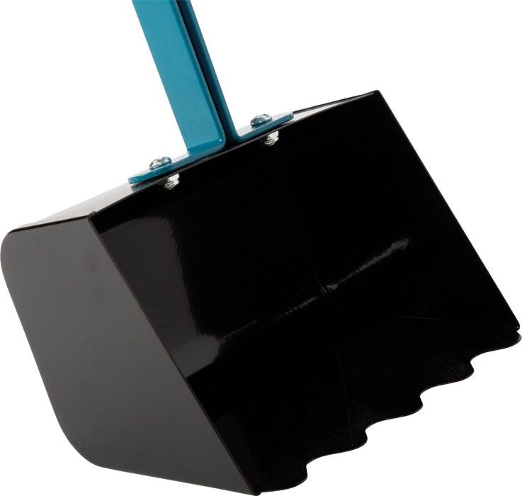 Niebieska mini koparka ogrodowa dla dziecka