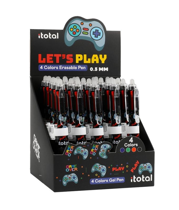 Let's play Długopis 4-kolorowy zmazywalny 0.5mm