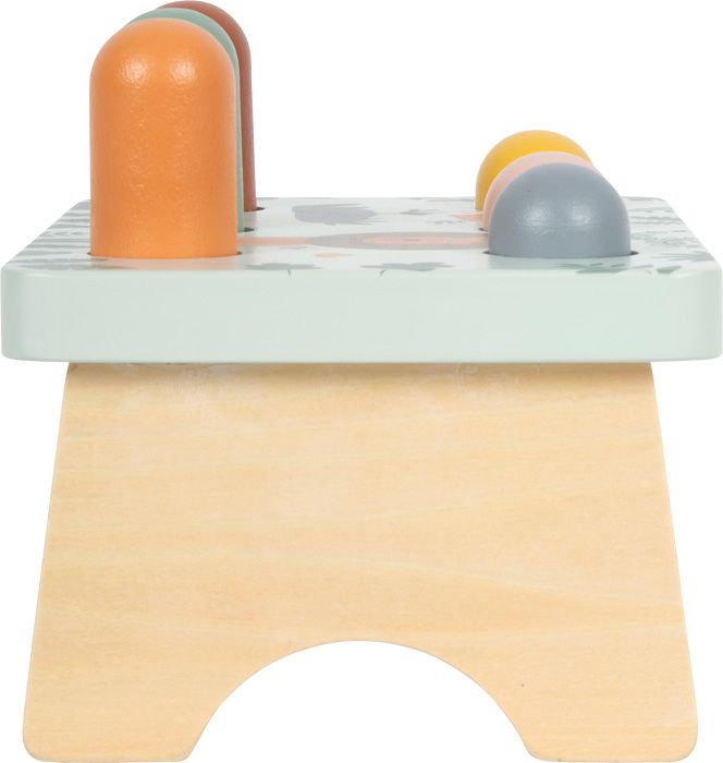 Wbijanka drewniana ze zwierzątkami z Safari FSC