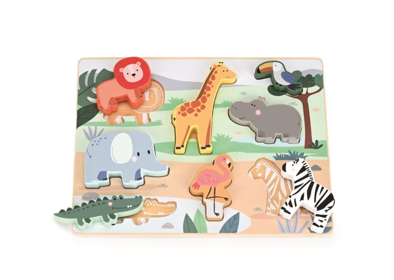 Układanka 3D Safari z figurkami