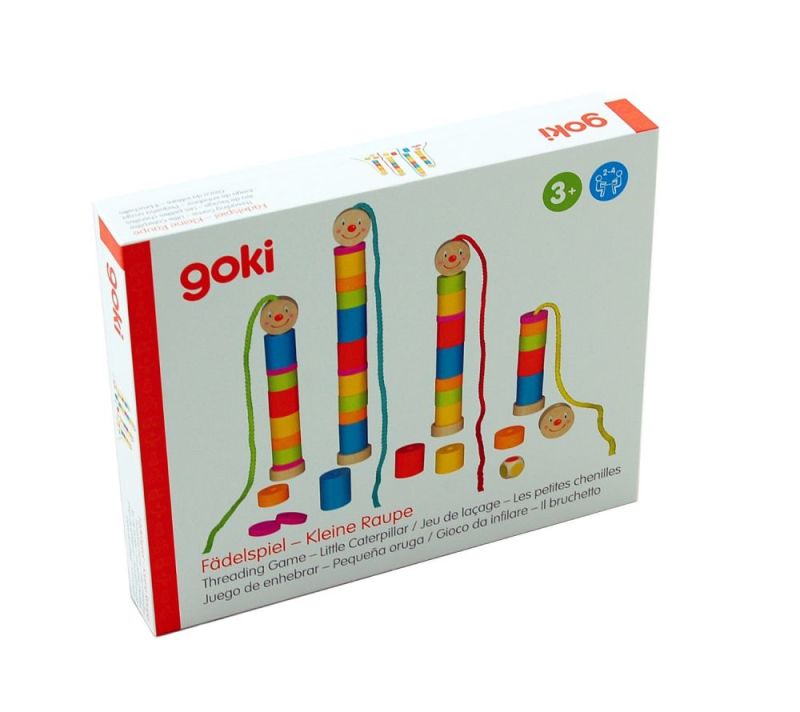 Goki - gra z gąsienicami na sznurkach