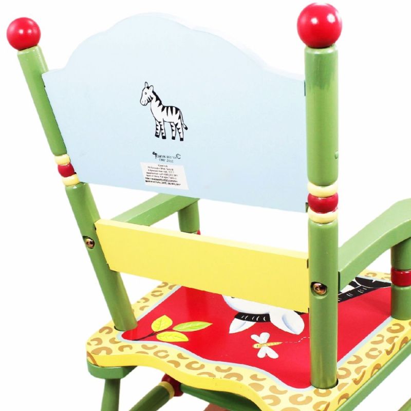 Krzesło fotel na biegunach Słoneczne Safari-drobne rysy