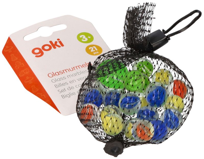 Szklaki Szklane kulki 21 szt. - Marbles