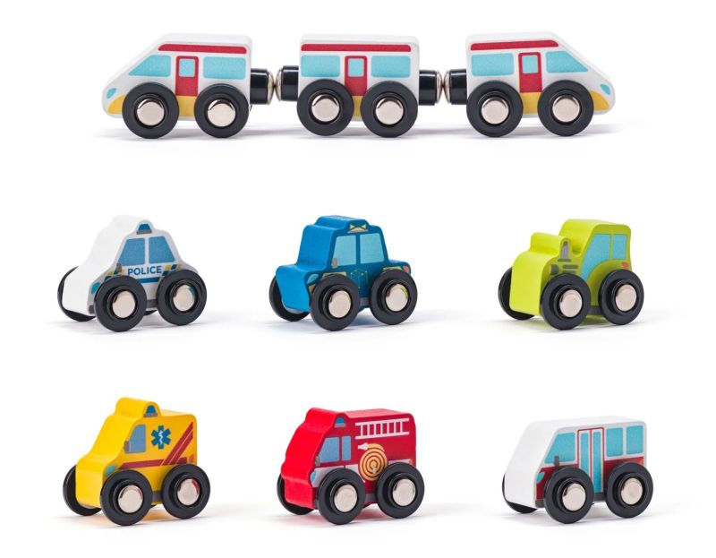 Kolejka ósemka w walizce - Miasto