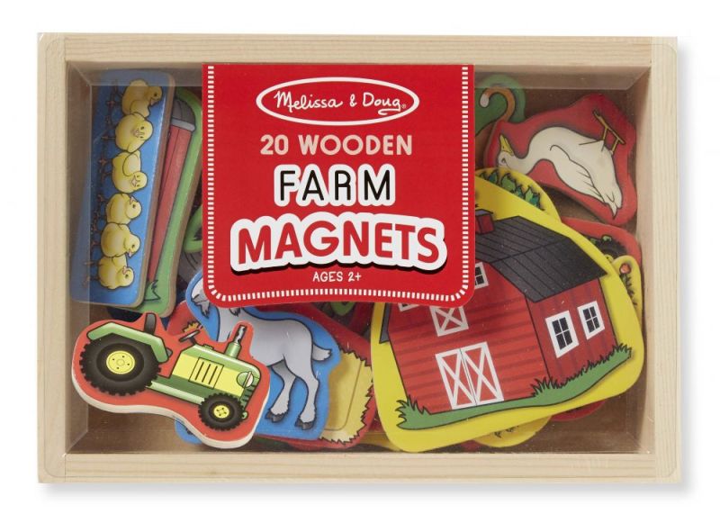 Magnesy na lodówkę Farma 20szt.