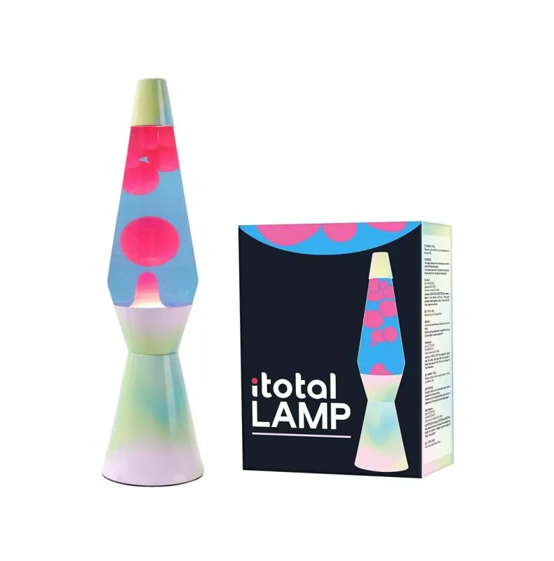Tęczowa dekoracyjna lampa lava 