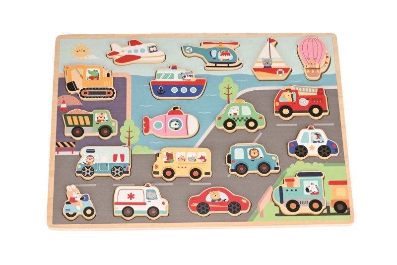 Puzzle 3D Transport Duże