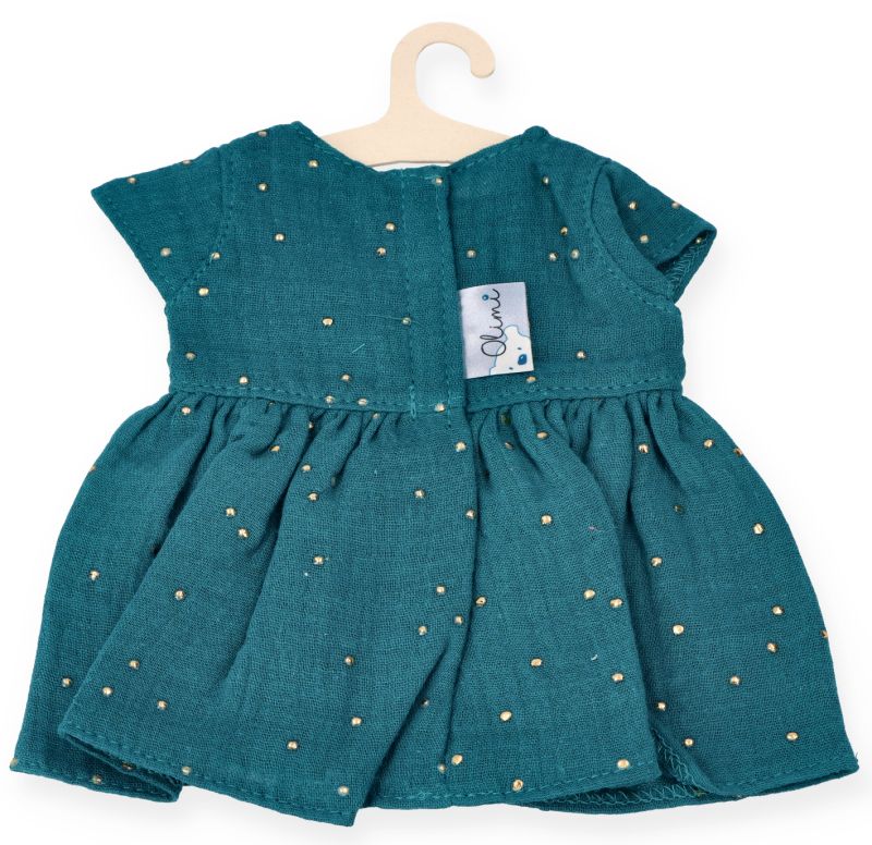 Sukienka dla lalki 32cm morska