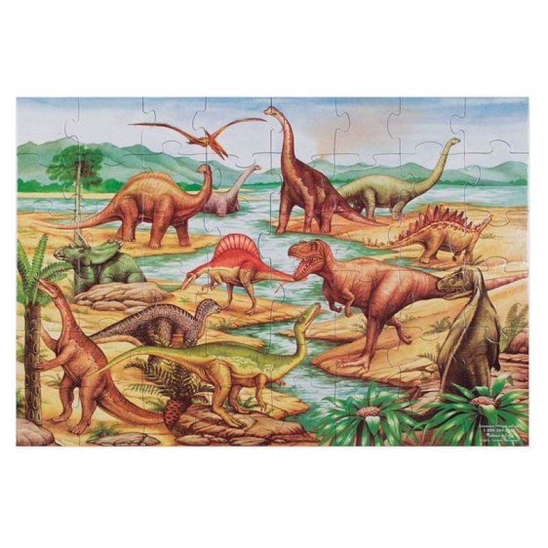 Puzzle podłogowe dinozaury 48el. 