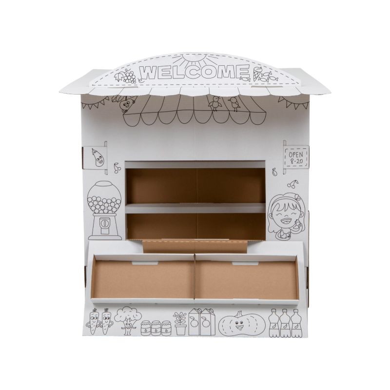 Stragan tekturowy do kolorowania