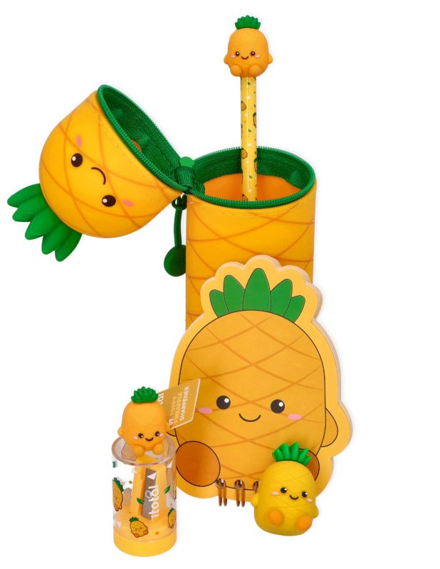Silikonowy piórnik tuba Ananas