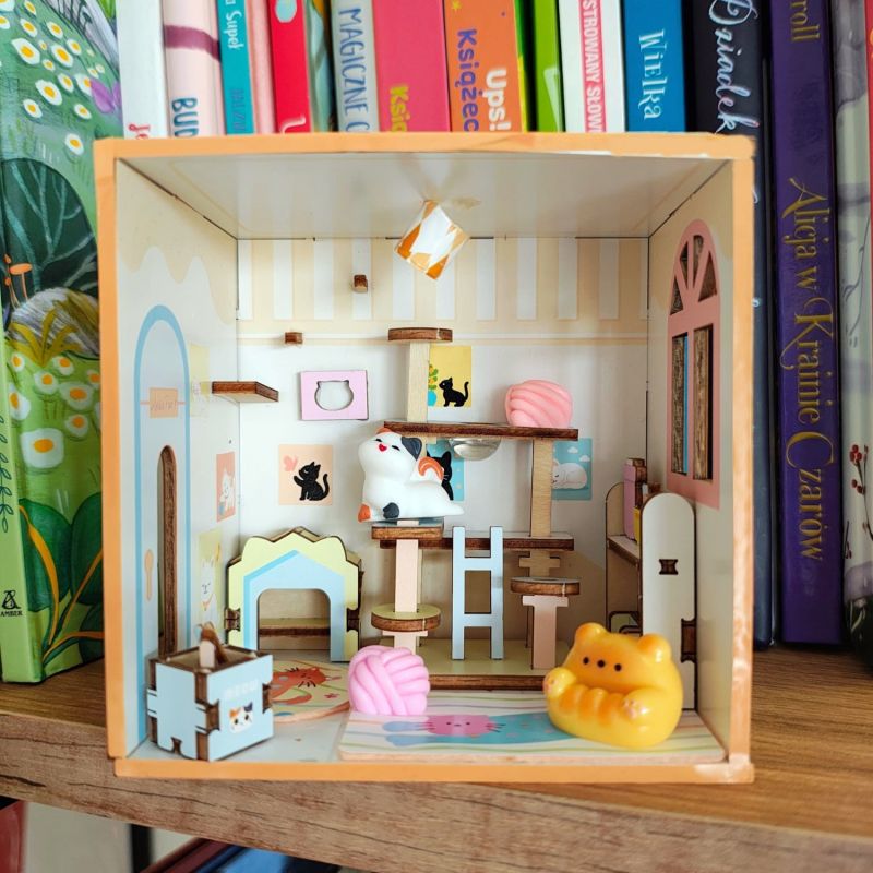 Pokój dla zwierzaków miniatura do samodzielnego składania