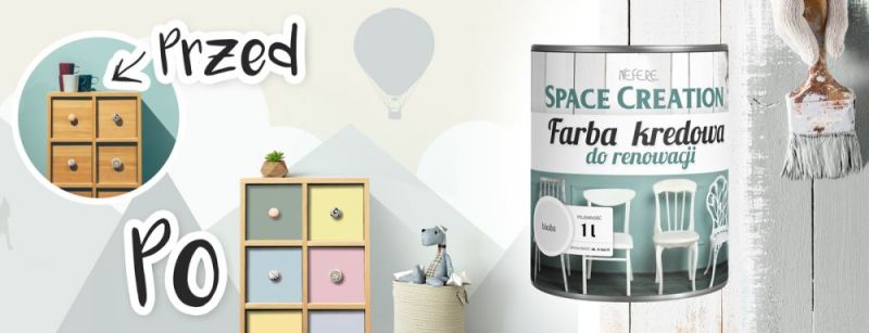 Farba kredowa Chalk Paint - lazur 0,5l