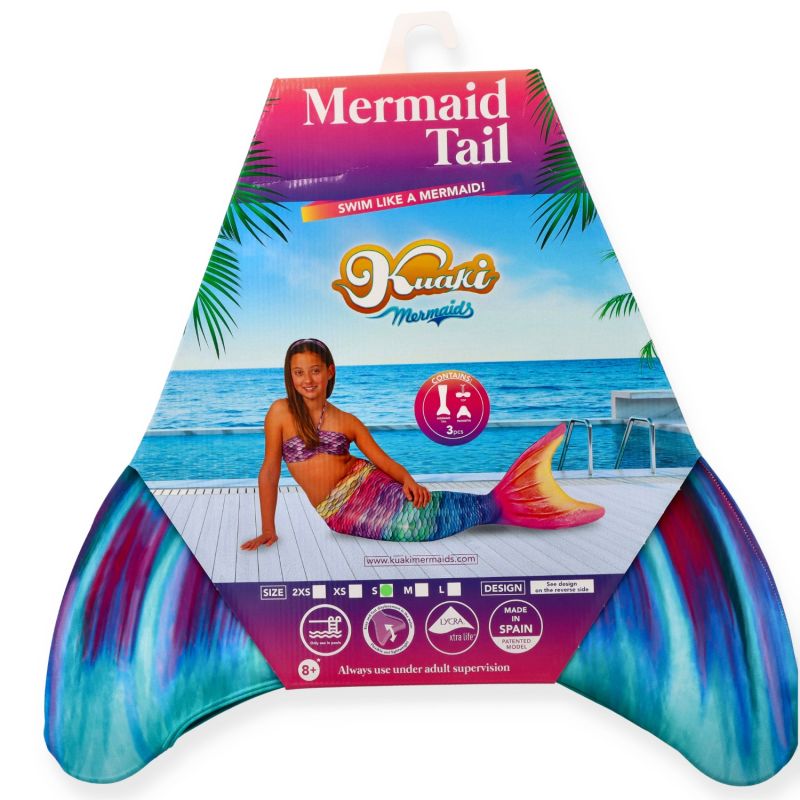 Syreni ogon - monopłetwa do pływania Aruba + bikini