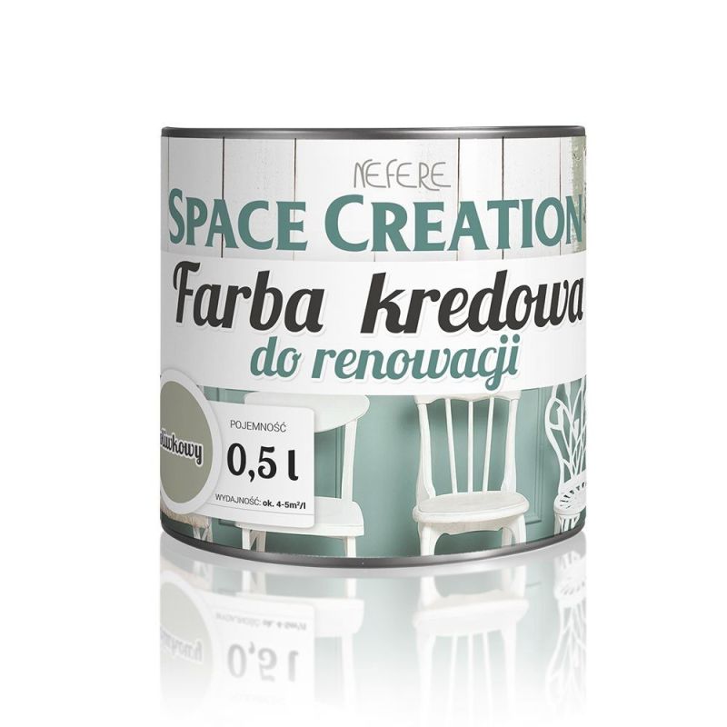Farba kredowa do renowacji - oliwkowy 0,5l