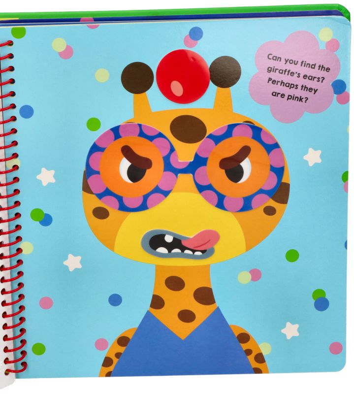 Książeczka i silikonowe naklejki śmieszne zwierzątka