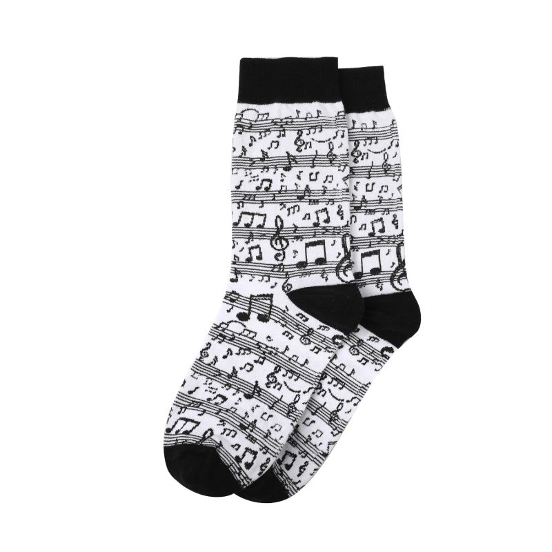 Skarpetki bawełniane z nutami