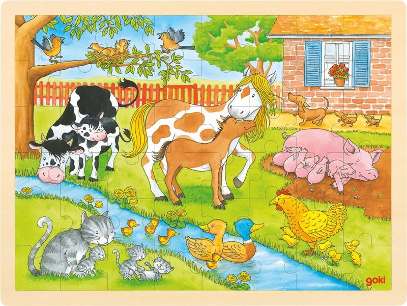 Puzzle duże Życie na wsi